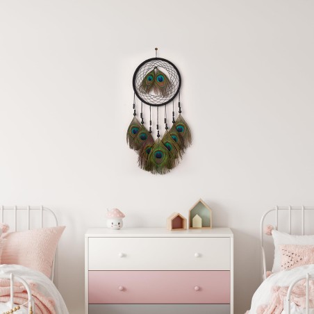 Peacock Feather Dream Catcher