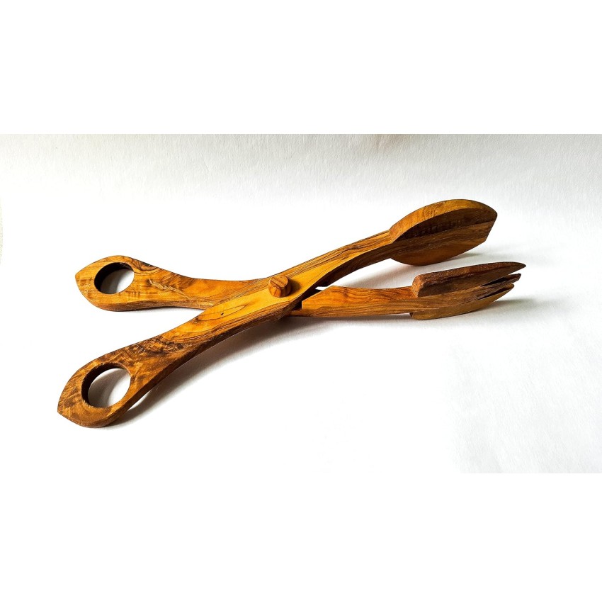 Olive Wood Salad Tong