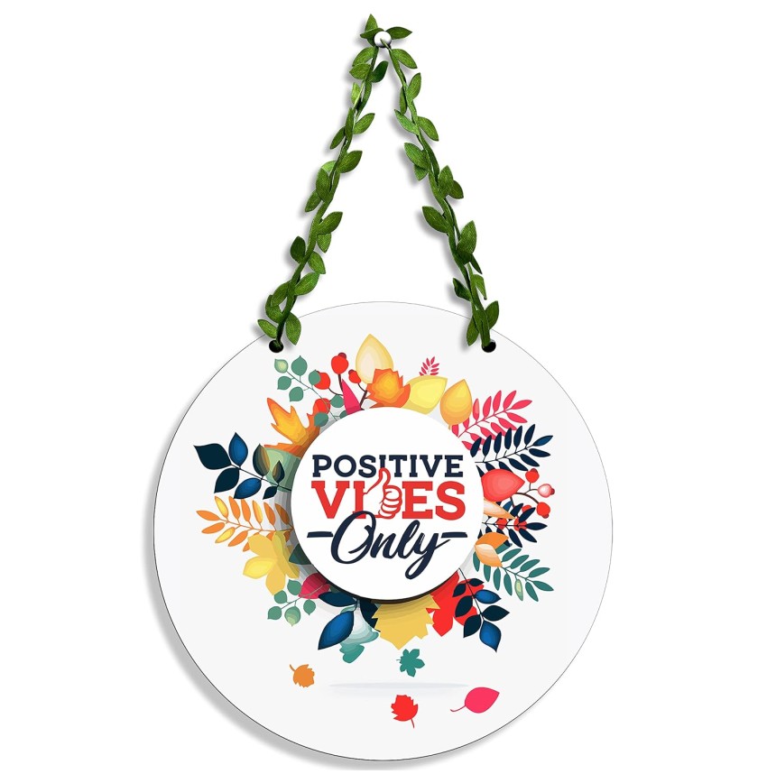 Positive Vibes Wall Hanging