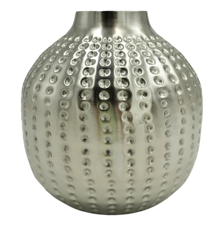 Silver Metal Vase