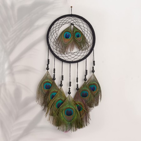 Peacock Feather Dream Catcher